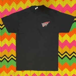 Red Wing Heritage Print T-shirt biker black